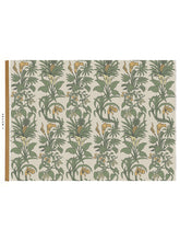 Load image into Gallery viewer, Botanize Heritage &#39;Palm Green&#39; Linen Sample