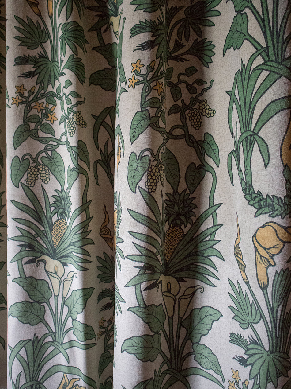 Botanize Heritage 'Palm Green' Recycled Velvet
