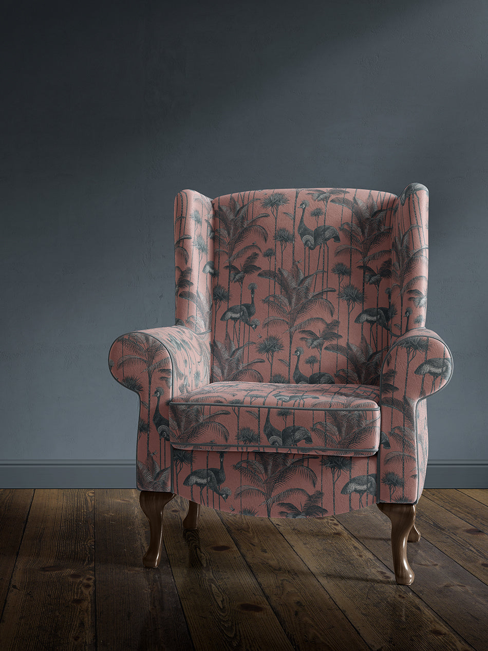 Crane Fonda 'Coral' Recycled Velvet