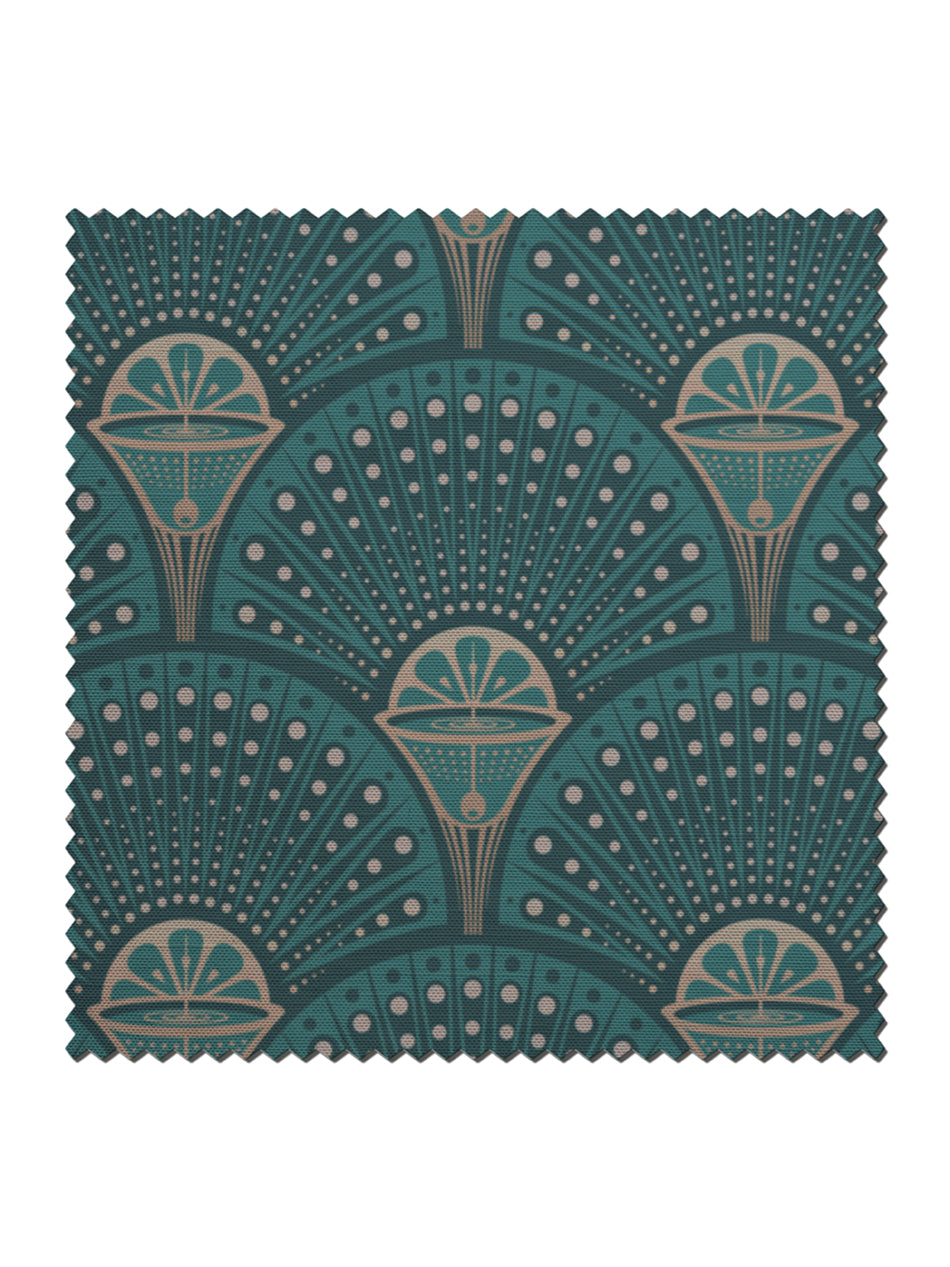Deco Martini 'Green Gold' Linen Sample