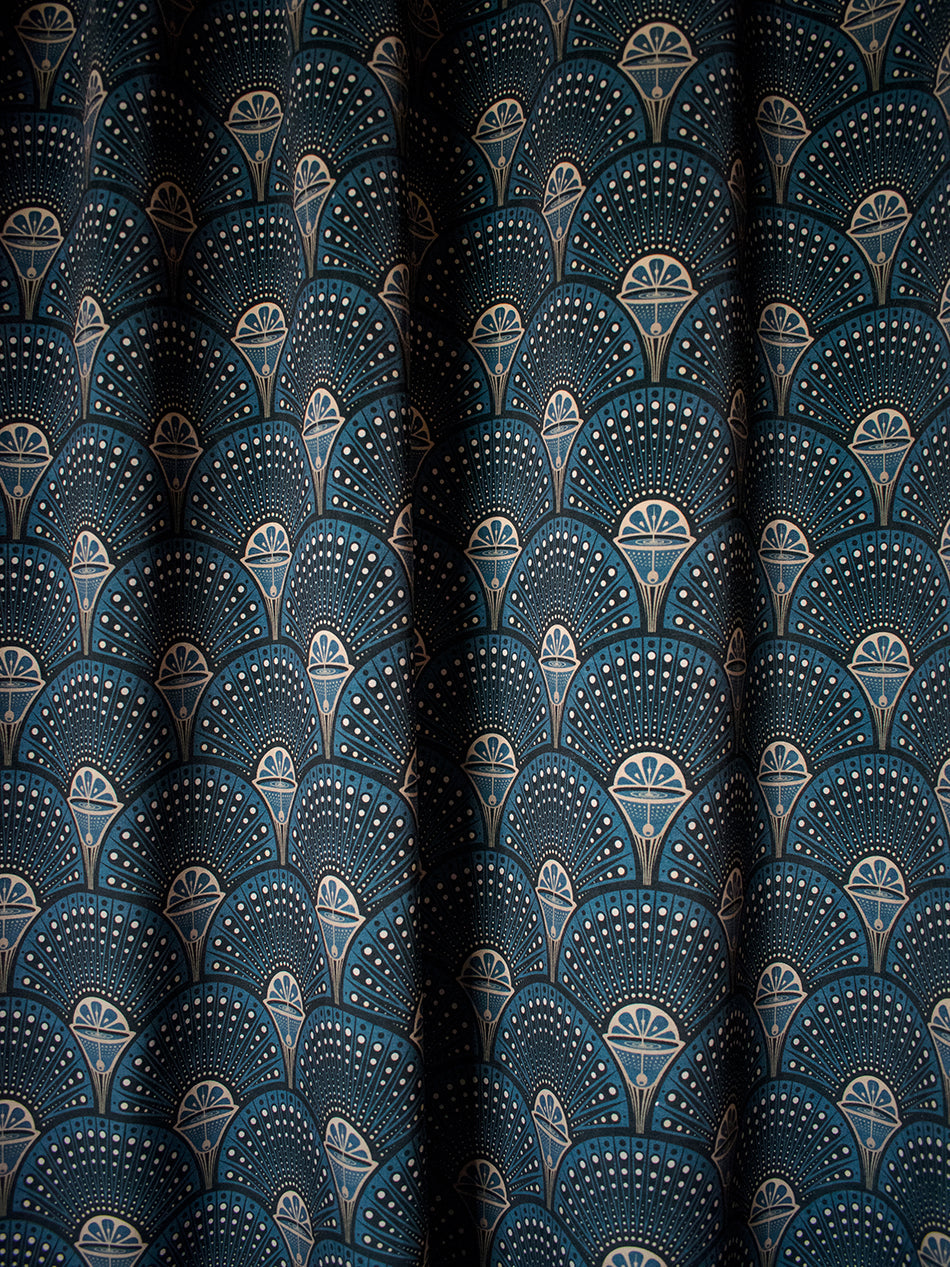 Deco Martini 'Midnight Gold' Recycled Velvet