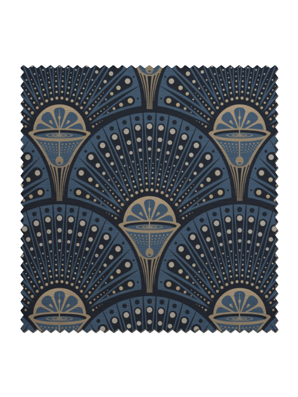 Deco Martini 'Midnight Gold' Linen Sample