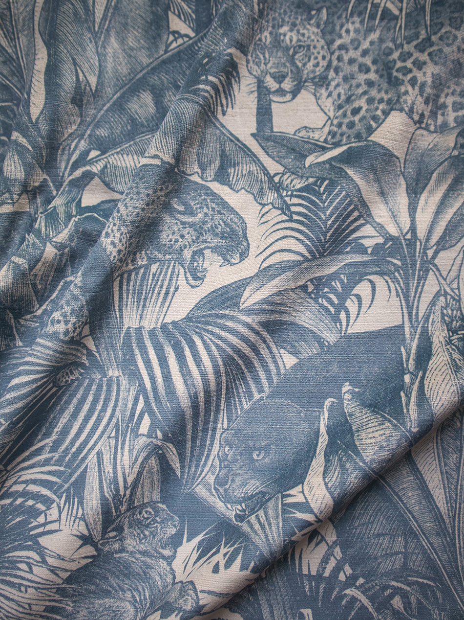 Faunacation 'Bombay Blue' Recycled Velvet