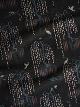 Load image into Gallery viewer, Kyoto Blossom &#39;Black Cherry&#39; Linen
