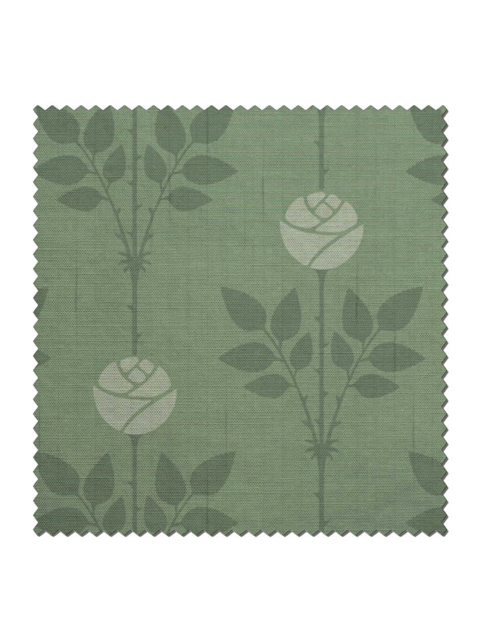 Rozalia 'Sophia Green' Linen Sample