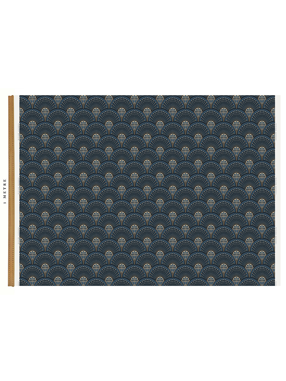 Deco Martini 'Midnight Gold' Recycled Velvet Sample