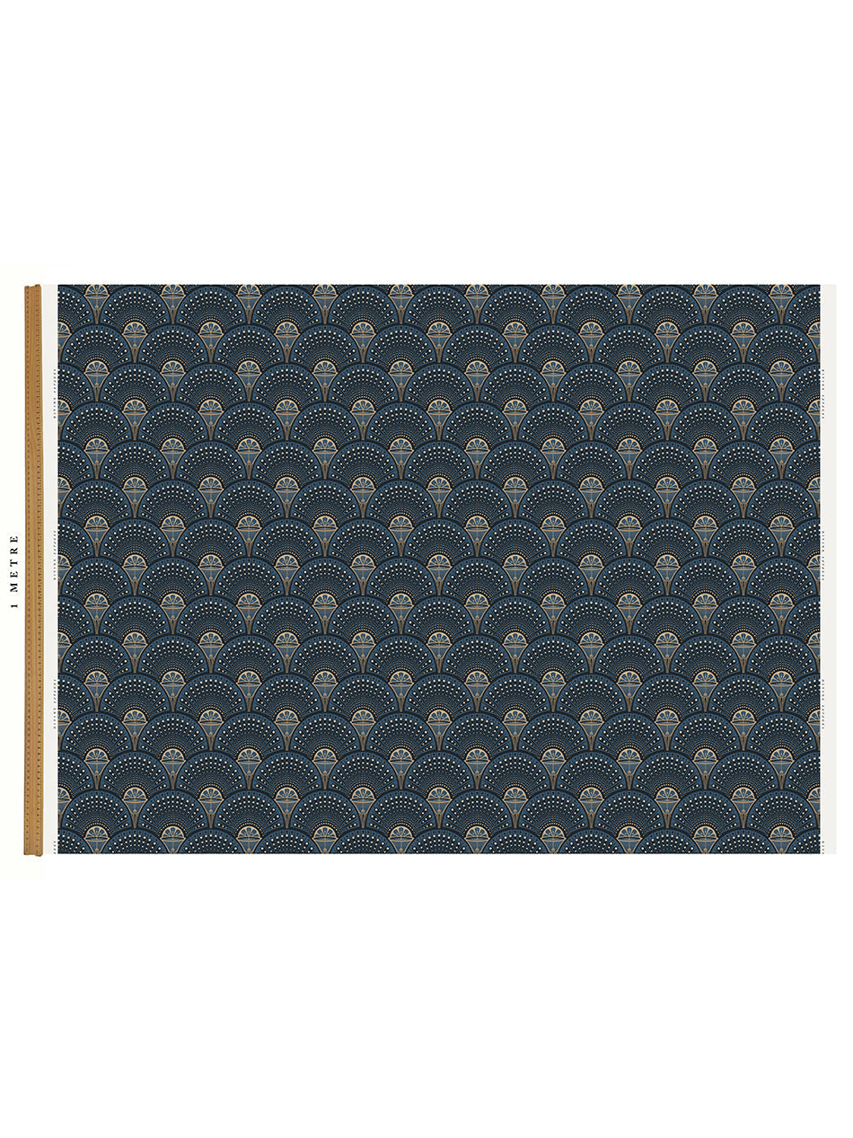 Deco Martini 'Midnight Gold' Recycled Velvet