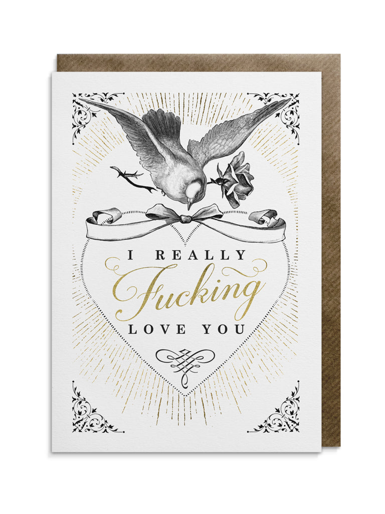 I Fucking Love You Greeting Card