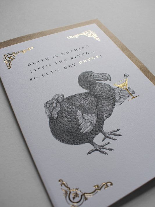 Drunk Dodo Greeting Card