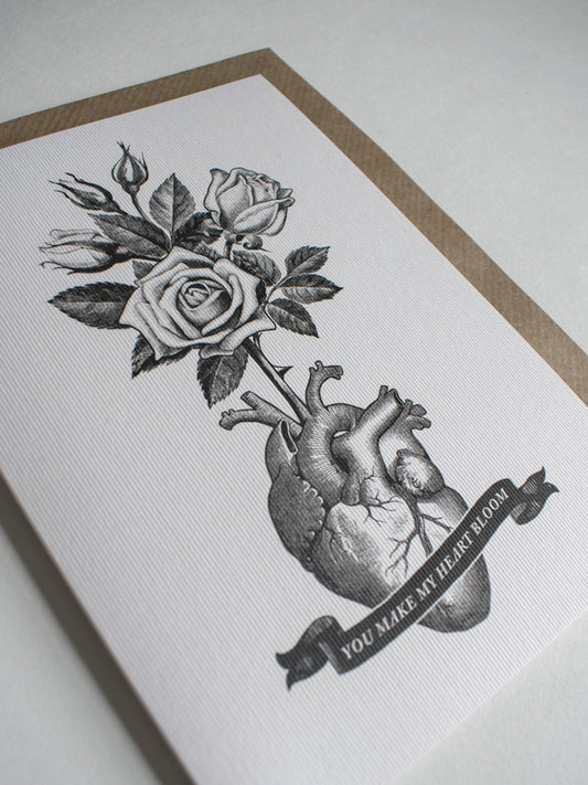 You Make My Heart Bloom Greeting Card
