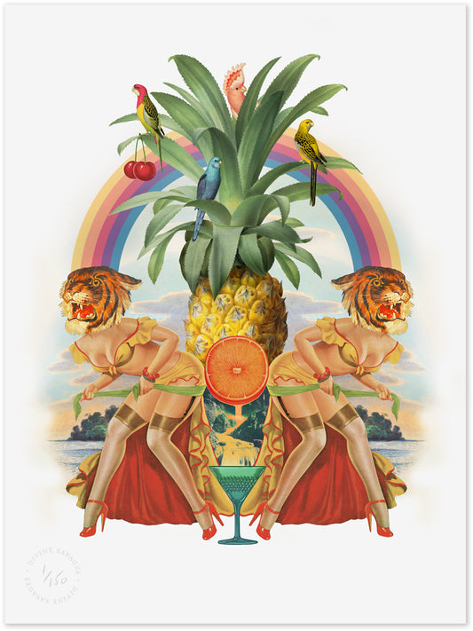 Mai Tai-gers Limited Edition Print
