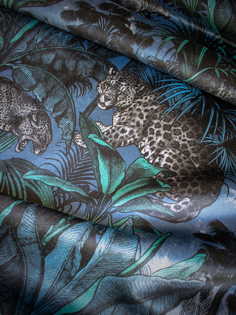 Sample Sale: Nocturnal Faunacation Velvet Footstool