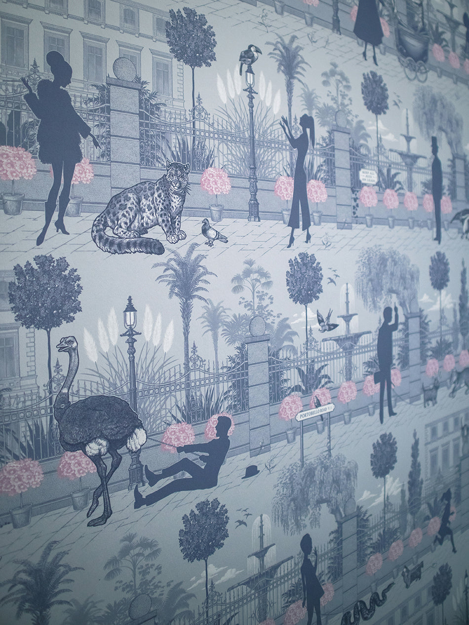 Portobello Parade Wallpaper Sample