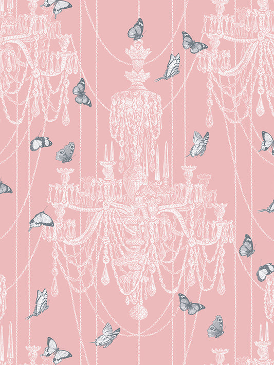 Sample Sale: Crystal Wings 'Powder Pink' Wallpaper