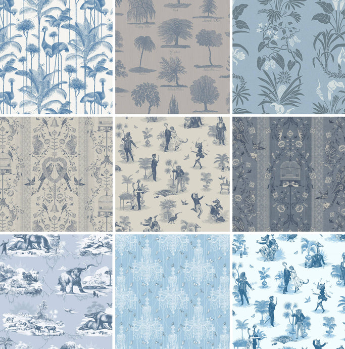 Trends: Blue & White Wallpapers