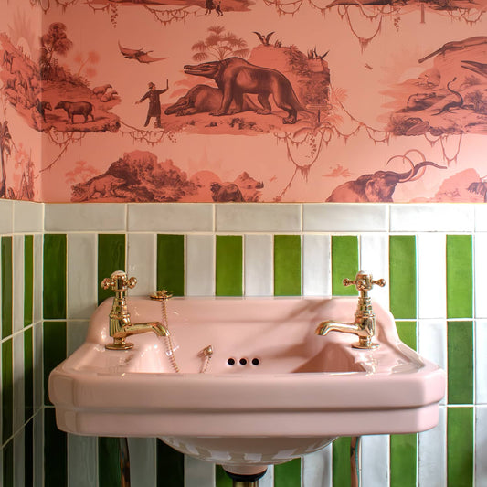 Putting the Pow in Powder Room with Ca' Pietra