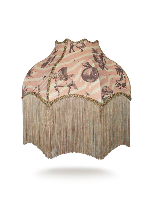 Club Tropikana Fringed Lampshade