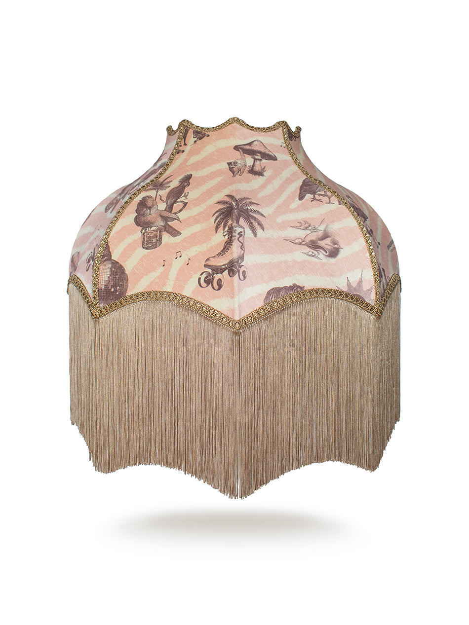 Club Tropikana Fringed Lampshade