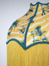Club Tropikana Fringed Lampshade