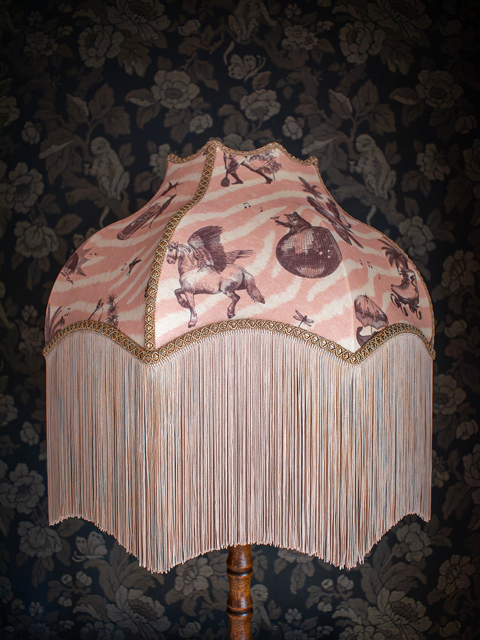 Club Tropikana Fringed Lampshade
