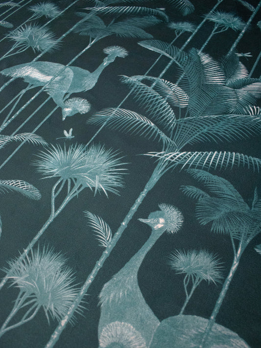 Sample Sale: 5m Crane Fonda 'Emerald' Velvet