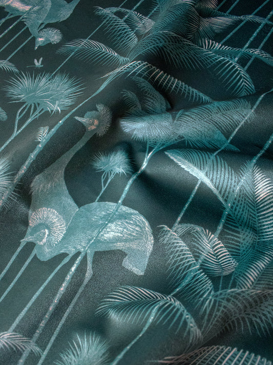 Sample Sale: 5m Crane Fonda 'Emerald' Velvet
