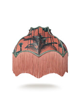 Load image into Gallery viewer, Crane Fonda &#39;Coral&#39; Fringed Lampshade