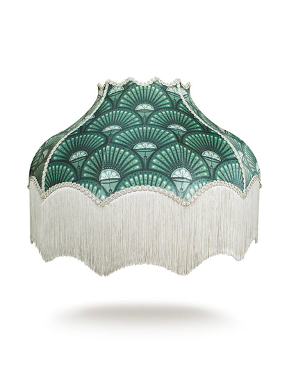 Deco Martini 'Arsenic' Fringed Lampshade