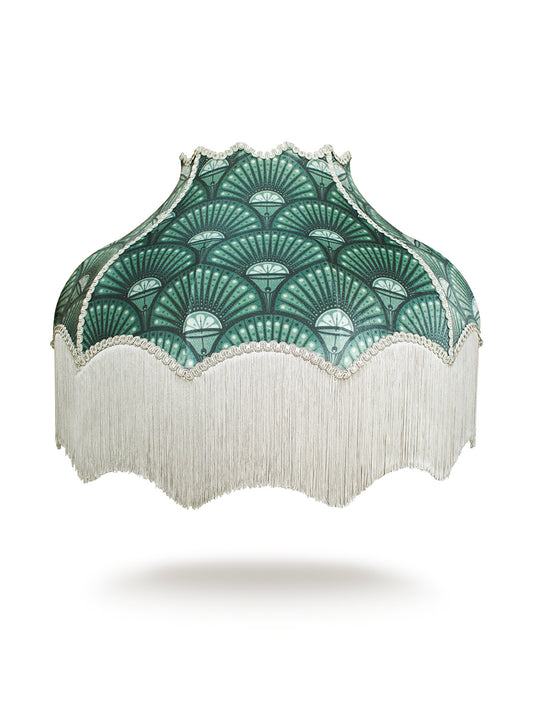 Deco Martini 'Arsenic' Fringed Lampshade