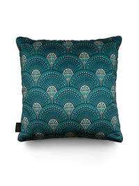 Deco Martini 'Green Gold' Velvet Cushion