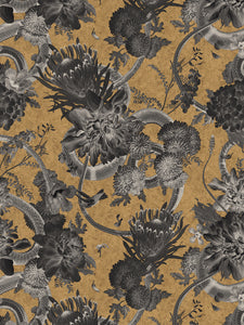 Forbidden Bloom 'Gold' Recycled Velvet