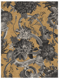 Forbidden Bloom 'Gold' Recycled Velvet