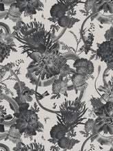 Load image into Gallery viewer, Forbidden Bloom &#39;Monochrome&#39; Recycled Velvet Sample