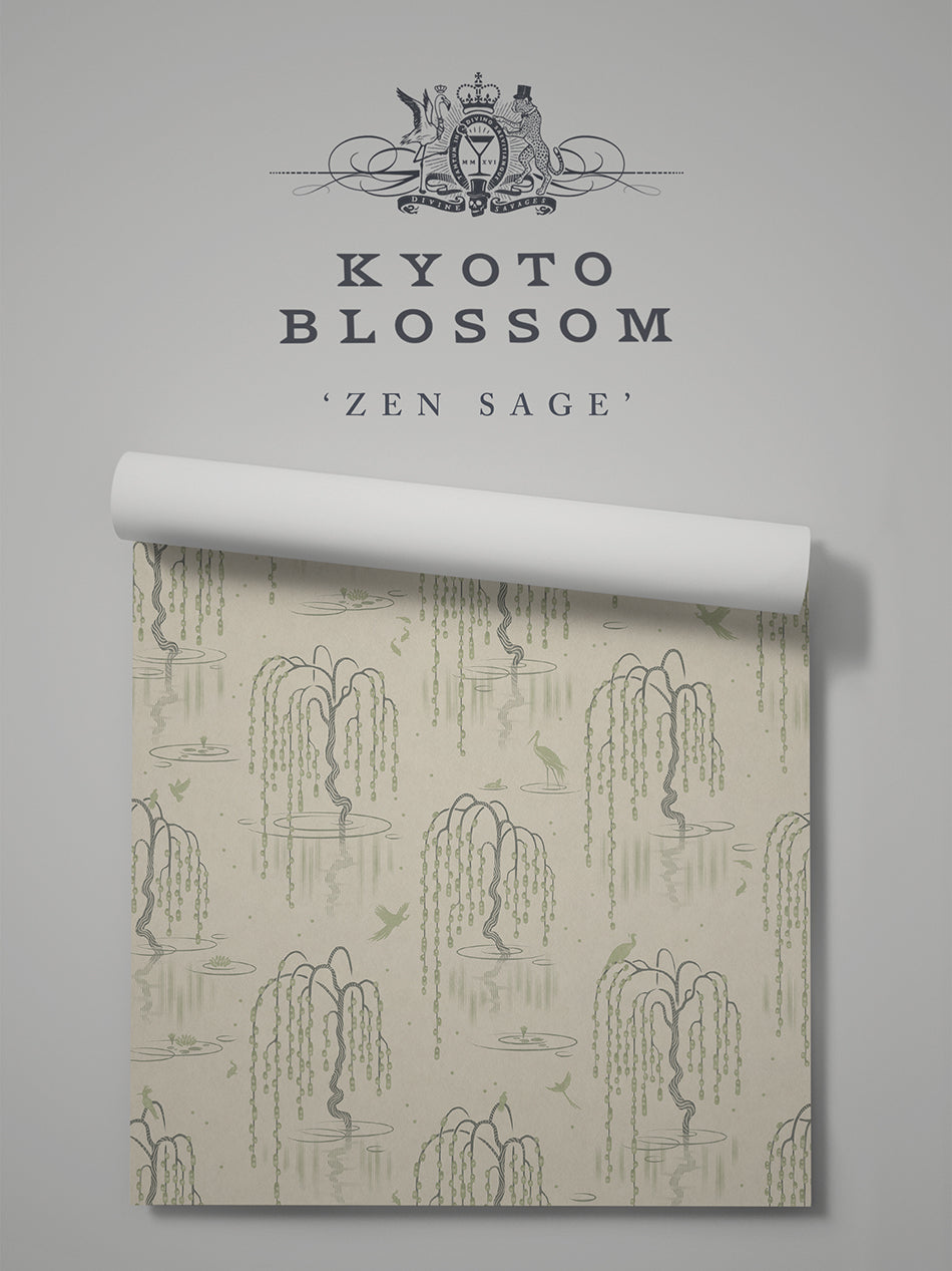 Kyoto Blossom Wallpaper Sample