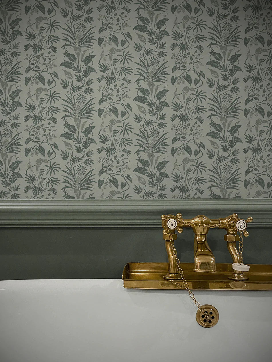 Sample Sale: Little Botanize 'Historic Sage' Wallpaper