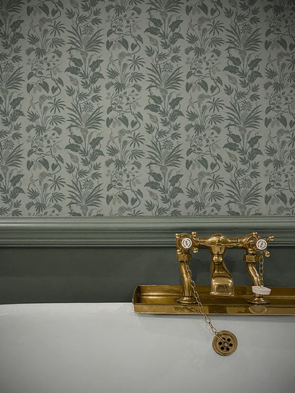 Sample Sale: Little Botanize 'Historic Sage' Wallpaper