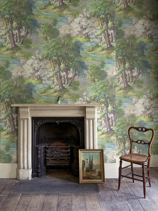 Wild Wild Woods Grasscloth Wallpaper By The Metre