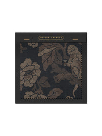 Drunken Monkey 'Black Gold' Recycled Velvet Sample