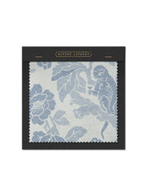 Load image into Gallery viewer, Drunken Monkey &#39;China Blue&#39; Recycled Velvet Sample
