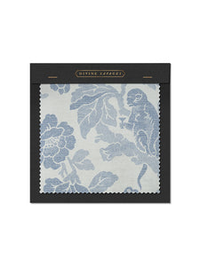 Drunken Monkey 'China Blue' Recycled Velvet