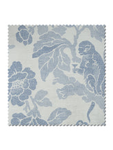 Load image into Gallery viewer, Drunken Monkey &#39;China Blue&#39; Recycled Velvet