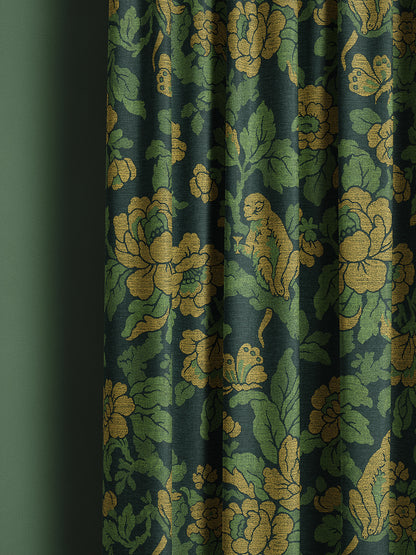Drunken Monkey 'Jungle' Recycled Velvet Sample