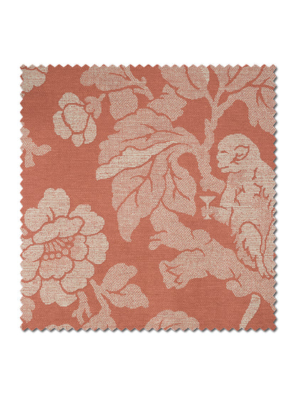 Drunken Monkey 'Melon' Recycled Velvet Sample