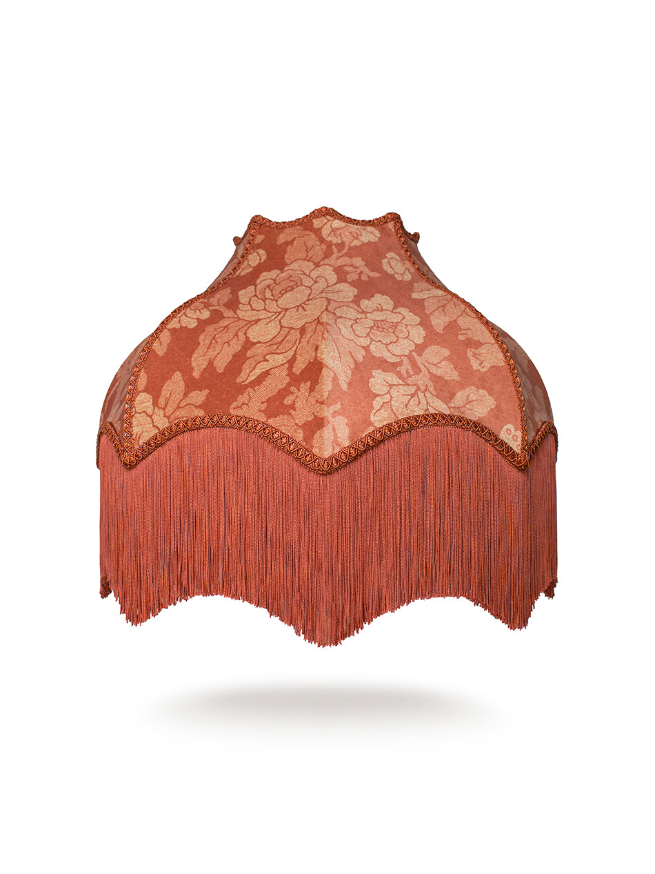 Drunken Monkey 'Melon' Fringed Lampshade