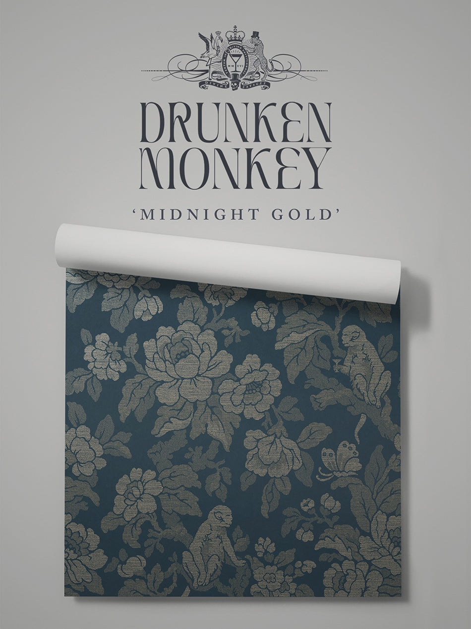Drunken Monkey Wallpaper Sample