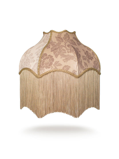 Drunken Monkey 'Nut Blush City' Fringed Lampshade