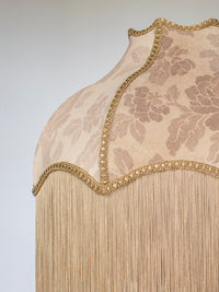 Drunken Monkey 'Nut Blush City' Fringed Lampshade
