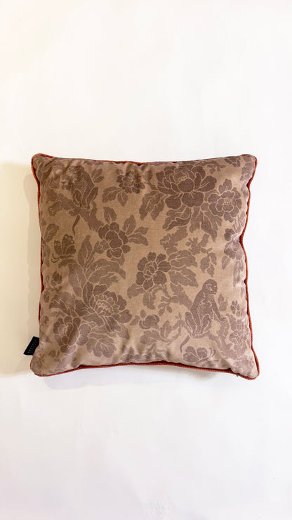 Sample Sale: Drunken Monkey Nut Blush City Velvet Cushion