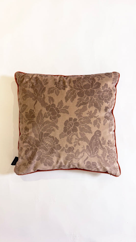 Sample Sale: Drunken Monkey Nut Blush City Velvet Cushion