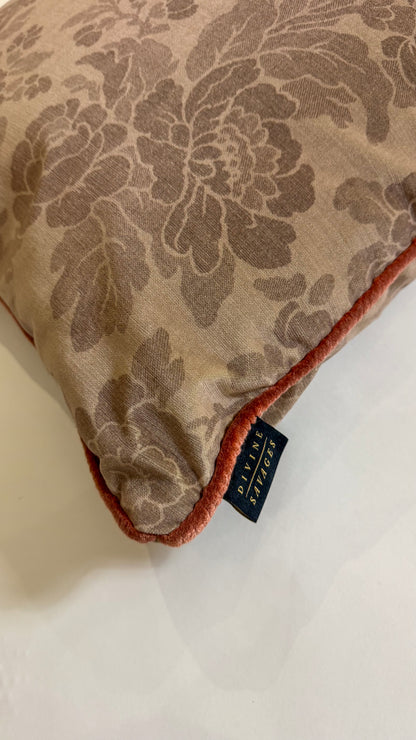 Sample Sale: Drunken Monkey Nut Blush City Velvet Cushion